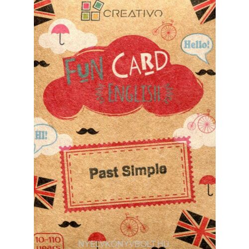 Creativo FUN CARD Angol Past Simple tanulási segédanyag gyerekeknek - Nyelvkönyv és szótár