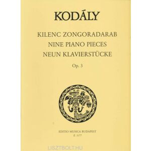 Kodály Zoltán: Kilenc zongoradarab 134362986 - Művészet & Építészet