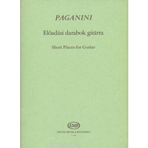 Niccoló Paganini: Előadási darabok gitárra 134363224 - Művészet & Építészet