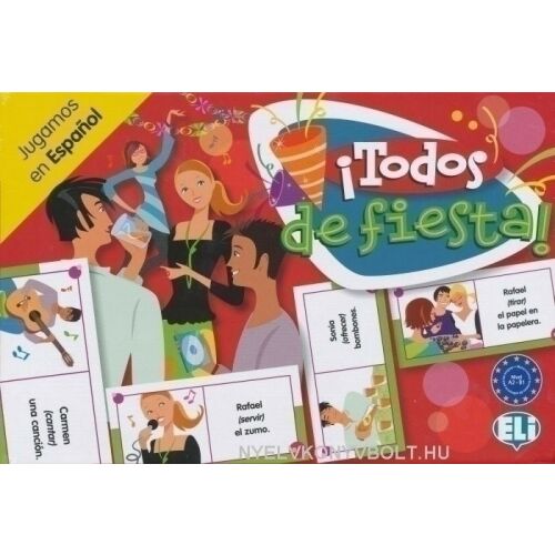 ELI Todos de Fiesta spanyol nyelvtanuló társasjáték felnőtteknek és gyerekeknek - ELi Language Games