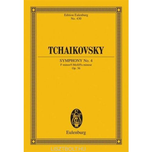 Tchaikovsky 4. szimfónia Eulenburg kiadás kotta - DVD film