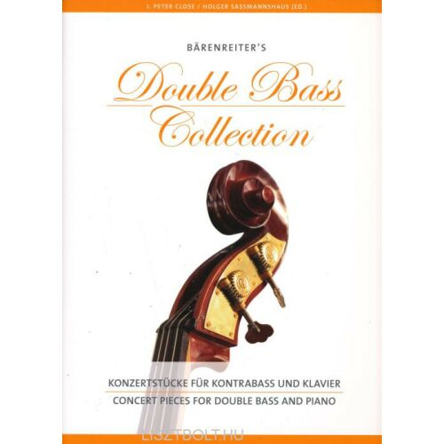 Bärenreiter's Double Bass Collection kottás zene nagybőgőre és zongorára - DVD film