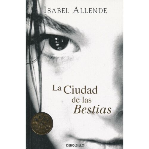 Isabel Allende La Ciudad de las Bestias spanyol kiadás könyvborító - Idegennyelvű könyv