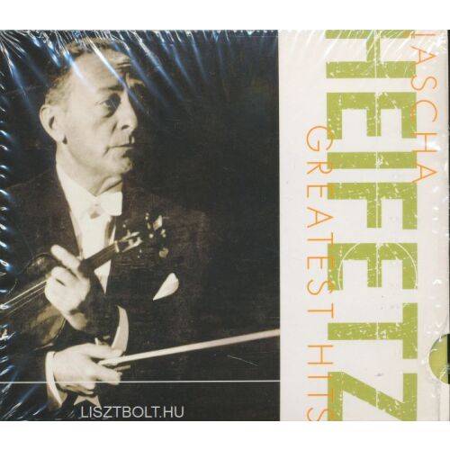Heifetz Greatest Hits CD borító, Jascha Heifetz hegedül - SONY MUSIC