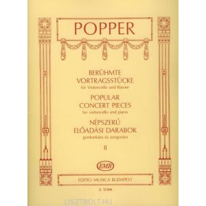 David Popper: Népszerű előadási darabok csellóra 2. 134364947 - Művészet & Építészet
