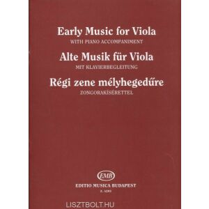 Régi zene mélyhegedűre - Átiratok a XVII-XVIII. század muzsikájából 134364972 - Művészet & Építészet
