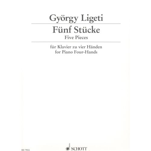 Ligeti György: Öt darab / Five Pieces - Kotta négykezes zongorára - DVD film