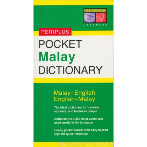 Peripus Pocket Malay szótár - Maláj-Angol, Angol-Maláj szótár utazóknak és diákoknak 