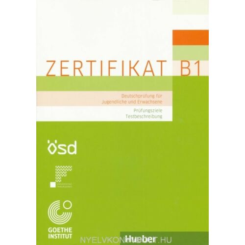 ÖSD Zertifikat B1 Jugendliche német vizsgafelkészítő könyv - Nyelvkönyv és szótár
