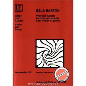 Bartók Béla: Sonata for Violin 1. 134365788 - Művészet & Építészet