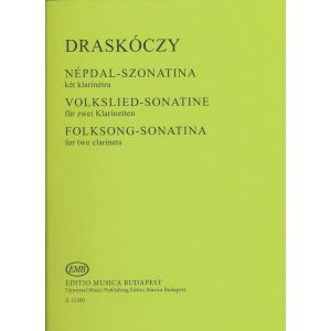 Draskóczy László: Népdal-szonatina 2 klarinétra 134365820 - Művészet & Építészet
