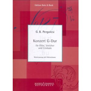 Giovanni Battista Pergolesi: Konzert G-dúr (fuvolára, zongorakísérettel) 134365867 - Művészet & Építészet