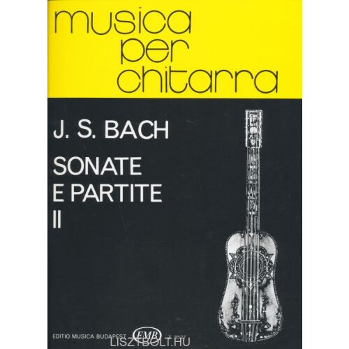 Johann Sebastian Bach: Sonate e Partite 2. - gitárra