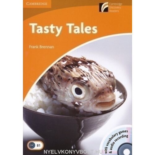 Tasty Tales Cambridge Discovery Readers könyvborító. Rövid történetek ételekről és italokról angolul tanulók számára. 