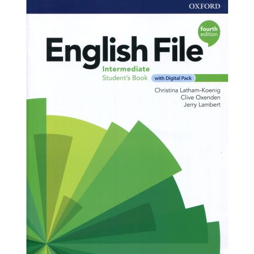 Oxford English File Intermediate tankönyv digitális csomaggal, negyedik kiadás - Nyelvkönyv és szótár