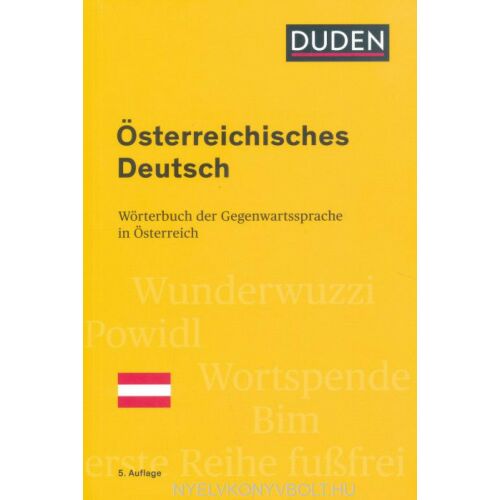Duden Österreichisches Deutsch szótár - Osztrák német nyelvi útmutató 