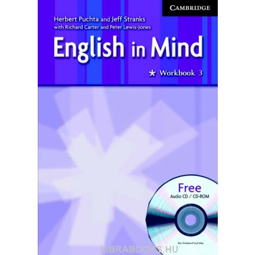 English in Mind Munkafüzet 3 a Cambridge-től ingyenes Audio CD-vel 