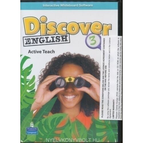 Discover English 3 Interaktív táblás szoftver a Pearson Longman-tól Active Teach-hez, Angol nyelvtanulási eszköz - Nyelvkönyv és szótár