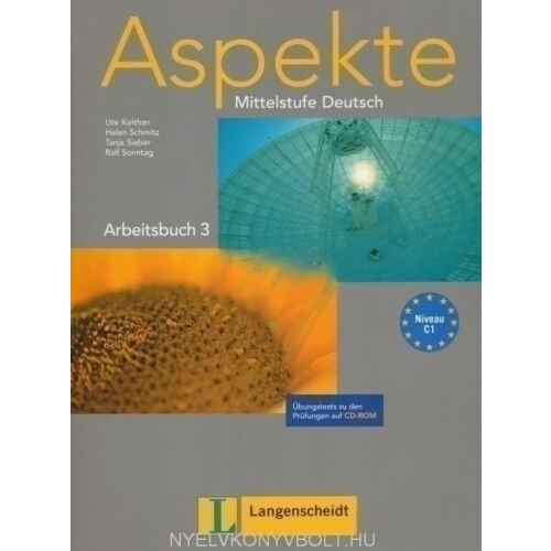 Aspekte Mittelstufe Deutsch Arbeitsbuch 3 a Langenscheidt kiadótól - Német nyelvi tankönyv C1 szinthez - Nyelvkönyv és szótár