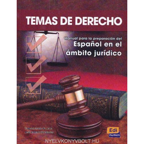 Temas de Derecho spanyol jogi nyelv tankönyv - Nyelvkönyv és szótár