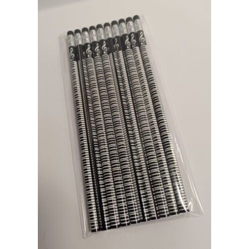 Ceruza fekete-fehér klaviatúrás, 10 db./csomag 134370112