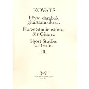 Kováts Barna: Rövid darabok gitártanulóknak 2. 134370256 - Művészet & Építészet