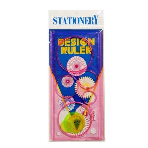 Spirográf rajzoló sablon gyerekeknek rózsaszín 134371481 - Geometriai sablon