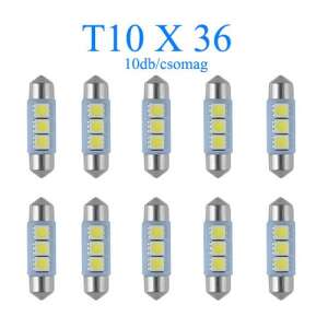 10db/csomag 3SMD LED 36mm-es Szofita SMD-10X36CS-3SMD 42364234 