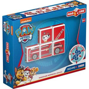 Geomag MagiCube Paw Patrol Marshall tűzoltóautója (000080) 143170388 - Geomag Mágneses építőjáték