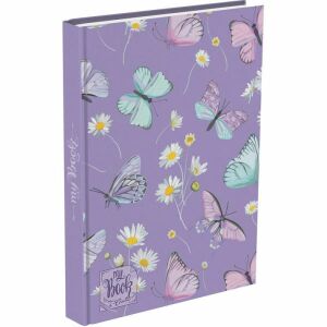 My Book pontozott napló - A5 T-Creatív - lila pillangós 134375923 - Napló