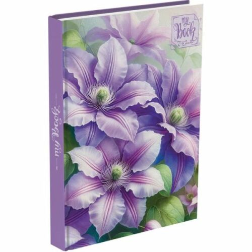 My Book pontozott napló - A5 T-Creatív - lila nagy virágos 134375929
