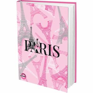 Párizs - Eiffel tornyos keményfedeles notesz/napló - sima - A4 134376001 - Napló