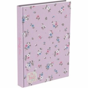 My Book pontozott napló - A5 T-Creatív - rózsaszín apró virágos 134376008 - Napló