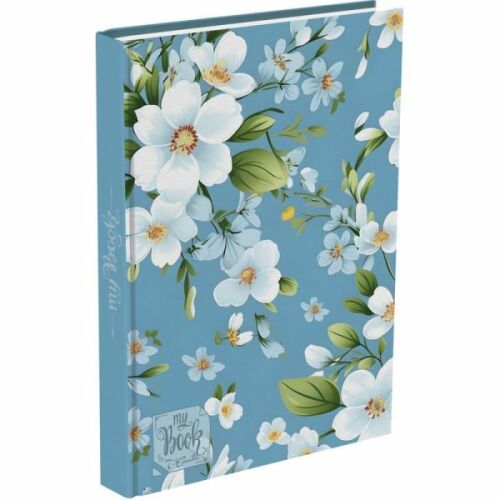 My Book pontozott napló - A5 T-Creatív - fehér virágos