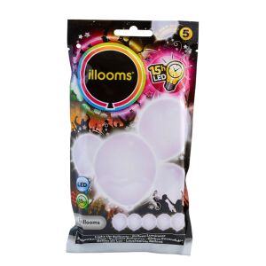 Illooms LED lufi - Fehér színű 5 db-os 134382272 - Illooms