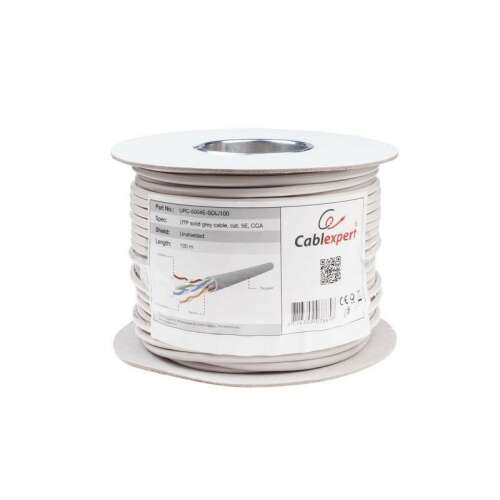 Kabel sieciowy Gembird Cablexpert UTP Cat5e na szpuli, o długości 100 metrów