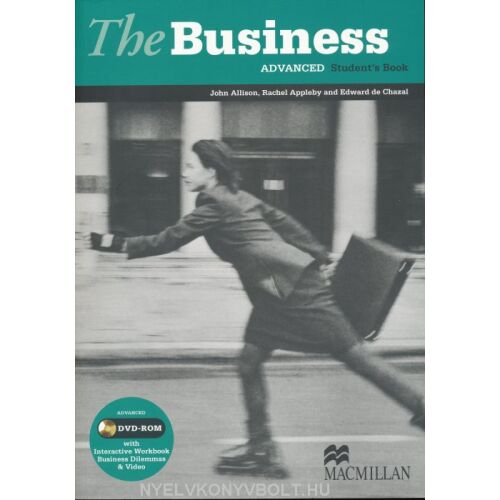 The Business Advanced Student's Book a Macmillan kiadótól, üzleti angol tanfolyam 