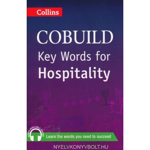 Collins COBUILD Kulcsszavak a vendéglátáshoz könyvborító. Szókincs vendéglátó szakemberek számára. - Collins