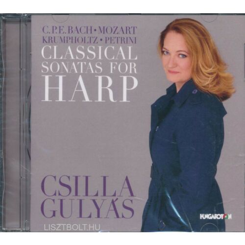 Gulyás Csilla Klasszikus szonáták hárfára CD borító - Zenei CD