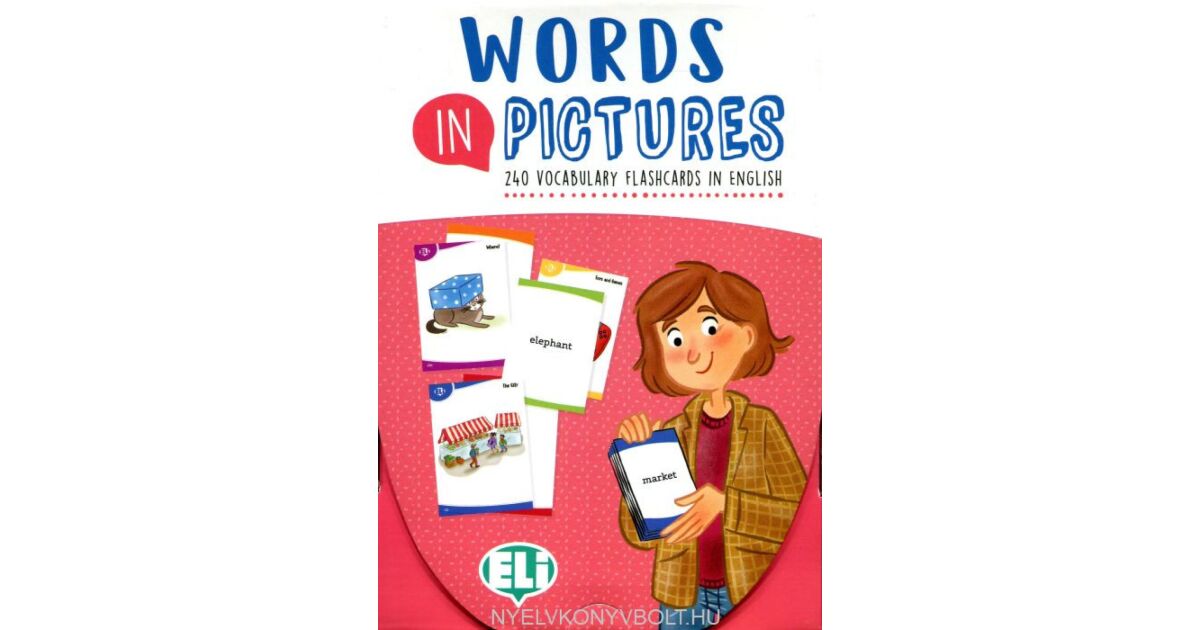 Words in Pictures - 240 Vocabulary Flashcards in English | Pepita.hu