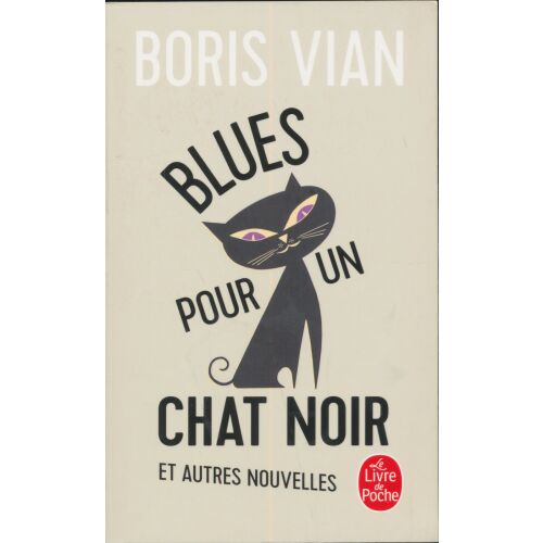 Boris Vian: Blues egy fekete macskához könyvborító. Novellagyűjtemény. - Idegennyelvű könyv