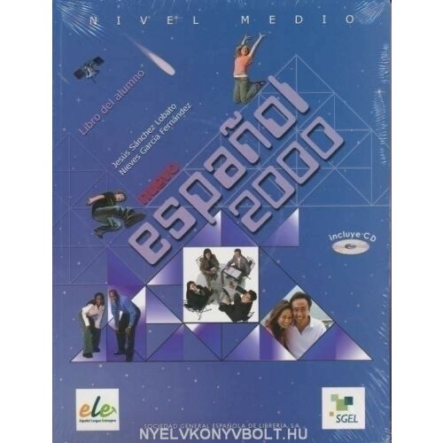 Nuevo Espanol 2000 Medio tankönyv CD-vel, spanyol nyelvtanulás középhaladó szinten 