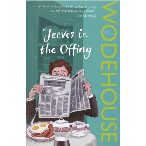 Wodehouse Jeeves in the Offing könyvborító. PG Wodehouse humoros regénye. - Idegennyelvű könyv