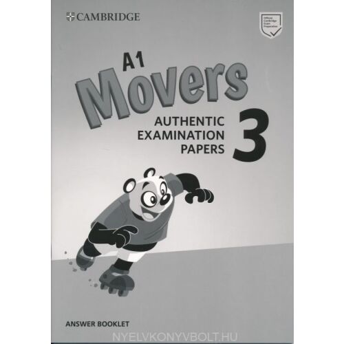 Cambridge English Movers 3 Válaszfüzet - Hiteles vizsgapapírok - Nyelvkönyv és szótár