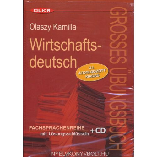 OLASZY:WIRTSCHAFTSDEUTSCH könyv CD-vel, német üzleti tanulmányokhoz - Nyelvkönyv és szótár