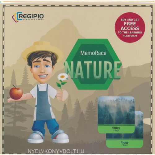 Regipio MemoRace Nature memóriajáték, fejleszti a koncentrációt és segít angol szavakat tanulni - Memória játék