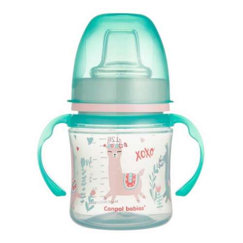 Canpol Babies EasyStart 120ml Tanulópohár Fogantyúkkal - Láma