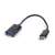 Gembird Cablexpert USB 2.0 OTG Type-C Adapterkabel, schwarz, 20cm