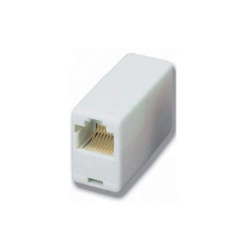 Equip RJ45 Inline-Koppler, Cat.5e, weiß, vergoldete Kontakte