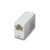 Equip RJ45 Inline-Koppler, Cat.5e, weiß, vergoldete Kontakte